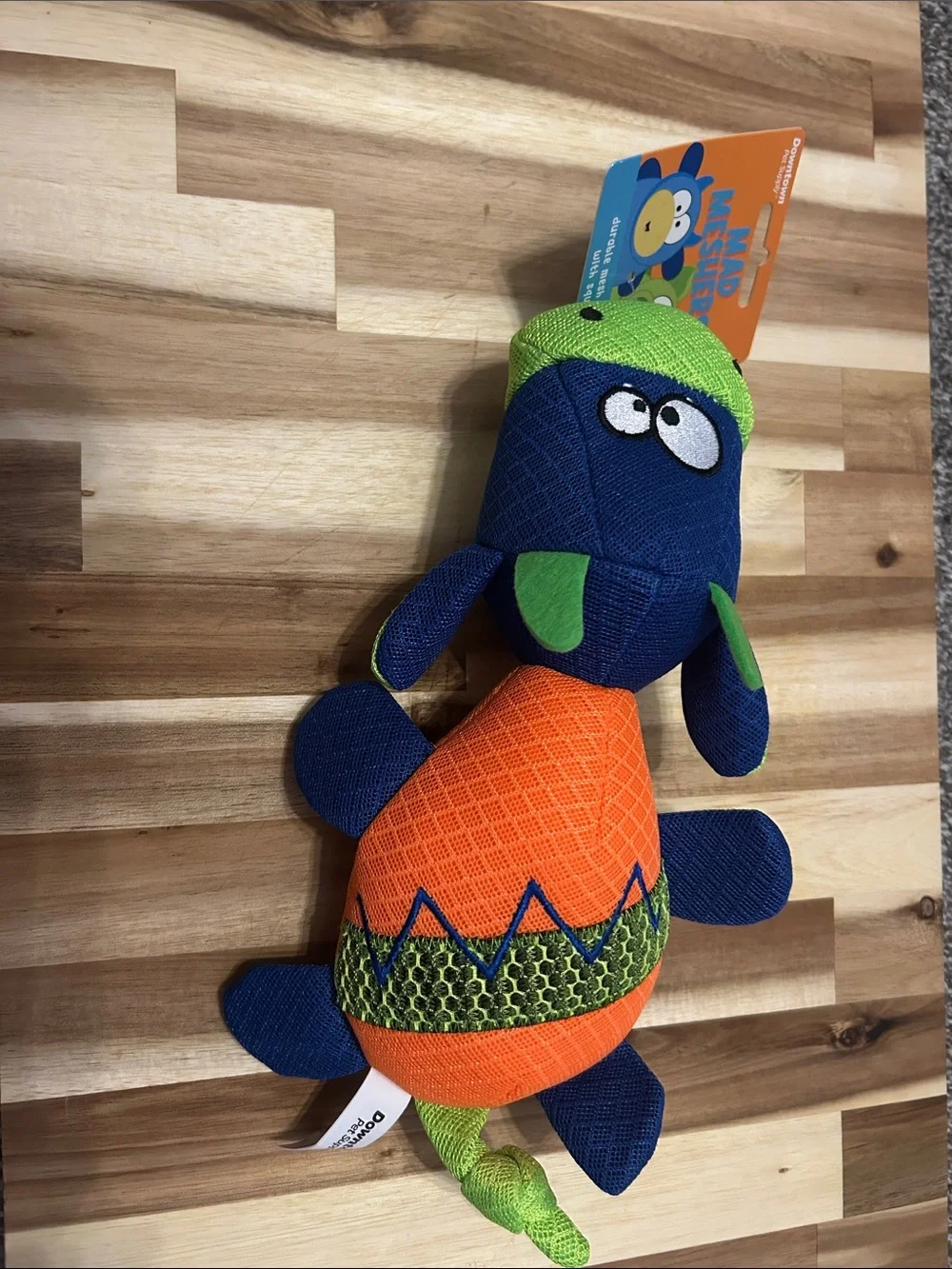 Plush Turtle Stuffed Animal Toy - Blue, Orange & Green